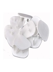 Home Pro Ad+ Baby Safety Plug Cover, 10 Pieces, White