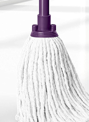 Mery Cotton Universal Mop String, White/Purple, 155g