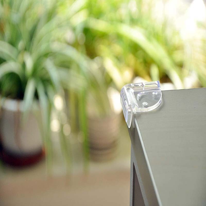 Home Pro Ad+ PVC Transparent Baby Safety Table Corner Cover, Clear