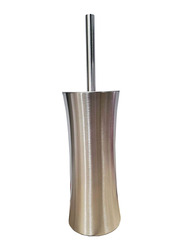 Home Pro Stainless Steel Toilet Brush and Holder, Silver