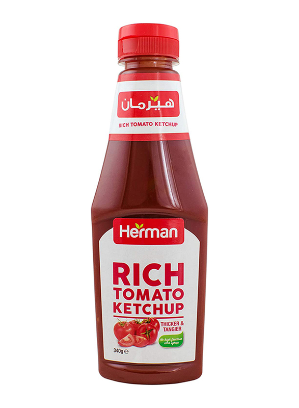 

Herman Rich Tomato Ketchup Pet Bottle, 340g