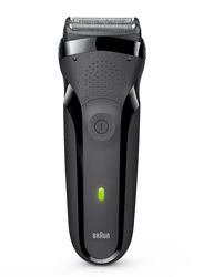 Braun Series 3 Rechargeable Electric Shaver, 300s, Black