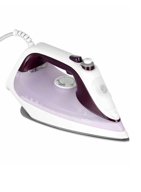 

Braun TexStyle 7 Pro Steam Iron, 2600W, SI 7066, Purple