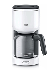 Braun PurEase Coffee Maker, 1000W, KF 3100, White