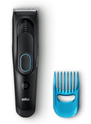 Braun HC 5010 Rechargeable Hair Clipper, Black