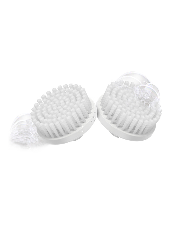 Braun SE 80 Face Normal Replacement Brushes Set, 2 Pieces, White
