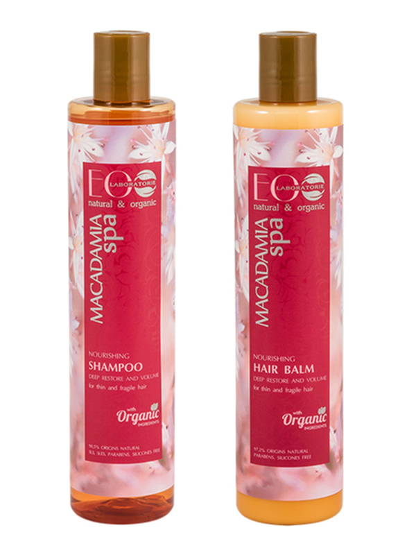 

EO Laboratorie Macadamia Spa Shampoo & Conditioner for Damaged Hair, 2 x 350ml