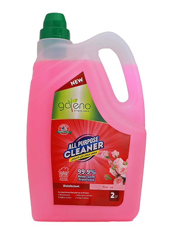 Galeno Rose Disinfectant All Purpose Cleaner, 2 Liters
