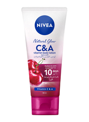 Nivea Natural Glow Vitamin C and A Cherry Scented Body Lotion, 180ml