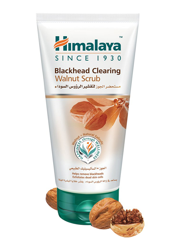 

Himalaya Herbals Black Head Clearing Walnut Scrub, 150ml