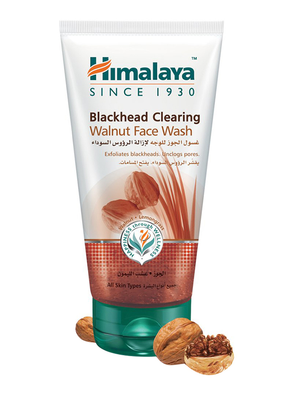 

Himalaya Herbals Blackhead Clearing Walnut Face Wash, 150ml