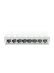 TP-Link LS1008 V1.8 8-Port 10/100Mbps Desktop Switch, White