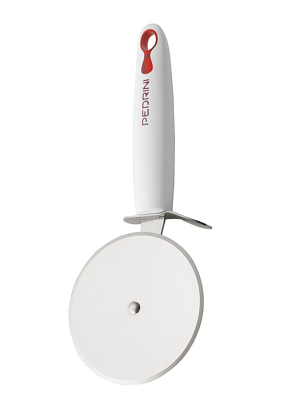 

Pedrini Maxi Professional Stainless Steel Pizza Cutter, Silver/White
