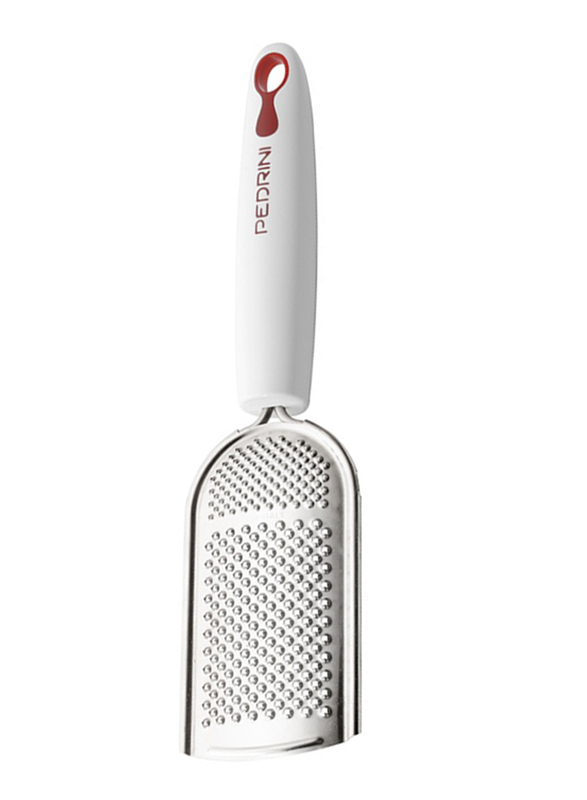 

Pedrini Stainless Steel Dual Purpose Grater, Small, Silver/White