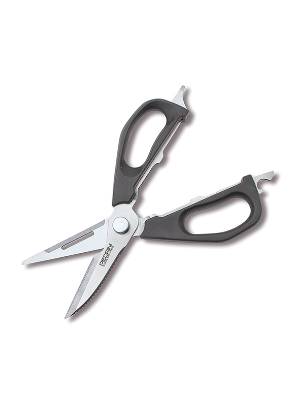 

Pedrini Alloy Steel Multi Function Scissors, Silver/Black