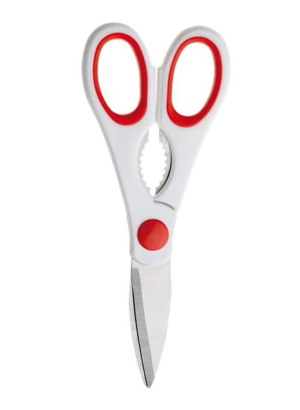 

Pedrini Lillo Acrylic Multi-Purpose Scissors, Silver/White