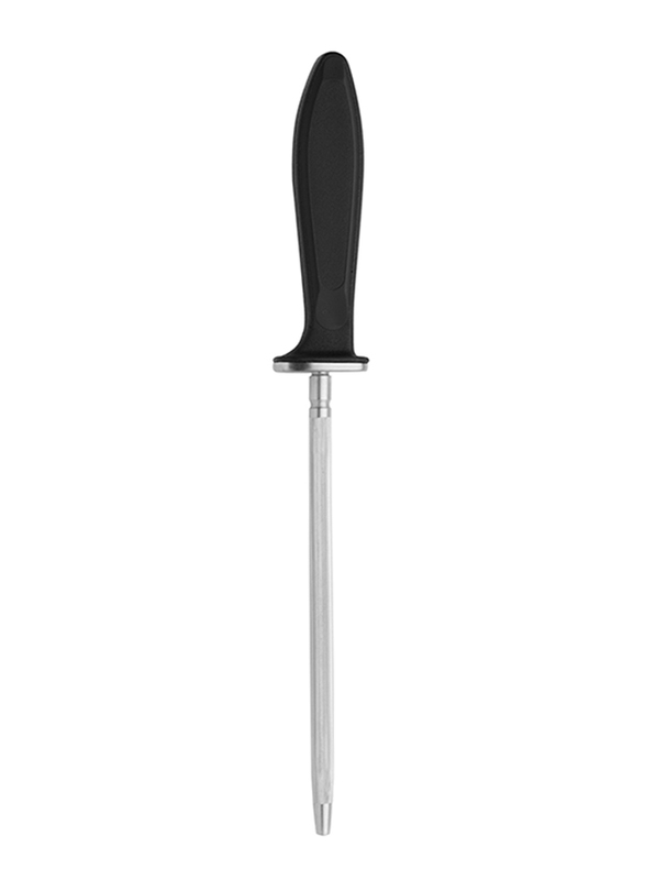 

Pedrini 21cm Stainless Steel Stamped Knife Sharpener, Black/Silver