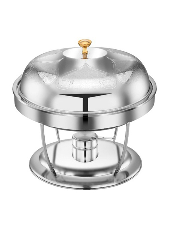 

Pradeep 50cm (4) Ellipse Shireen Stainless Steel Chafing Dish, Silver