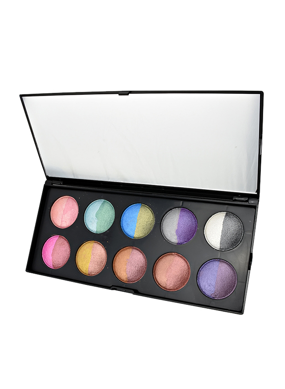 

GlamGals 20 Color Baked Eye Shadow Palette, Multicolour