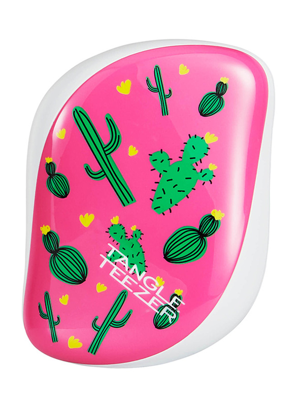 

Tangle Teezer Compact Styler Hair Brush for All Hair Types, Cactus Print, 1 Piece