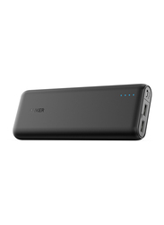 Anker 15600mAh PowerCore USB Type-C Fast Charging Portable Power Bank, with Micro-USB Input, Black