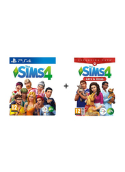 The Sims 4 + The Sims 4 Cats & Dogs Video Game Set for PlayStation 4 (PS4) by Electronic Arts
