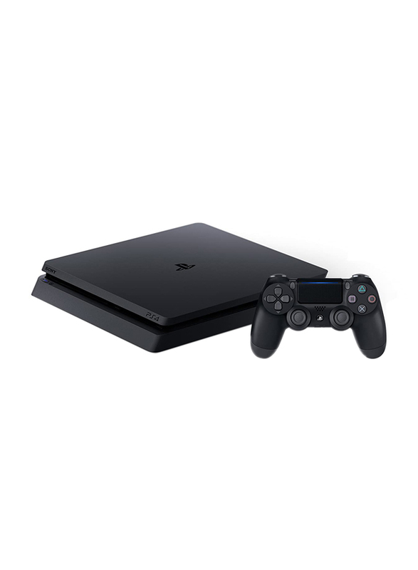 Sony PlayStation 4 Slim Gaming Console, 500GB, with 2 Dualshock 4 Controller, Black
