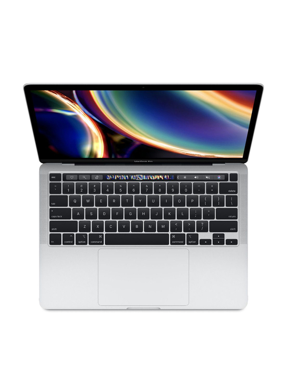 Apple MacBook Pro (2020) Laptop, 13" Retina Touch Display, Apple M1 Chip 8 Core GPU 1.28Ghz, 256GB SSD, 8GB RAM, 8 Core GPU, EN-KB, macOS, MYDA2ZS/A, Silver