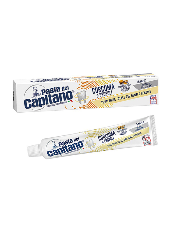 

Pasta del Capitano Turmeric & Propolis Toothpaste, 75ml