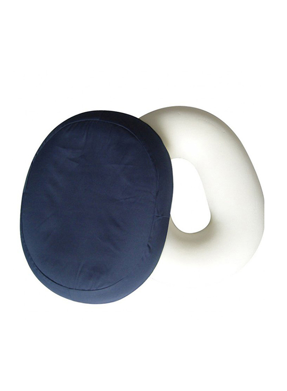 Antar Elliptical Sitting Cushion, AT03009, Blue