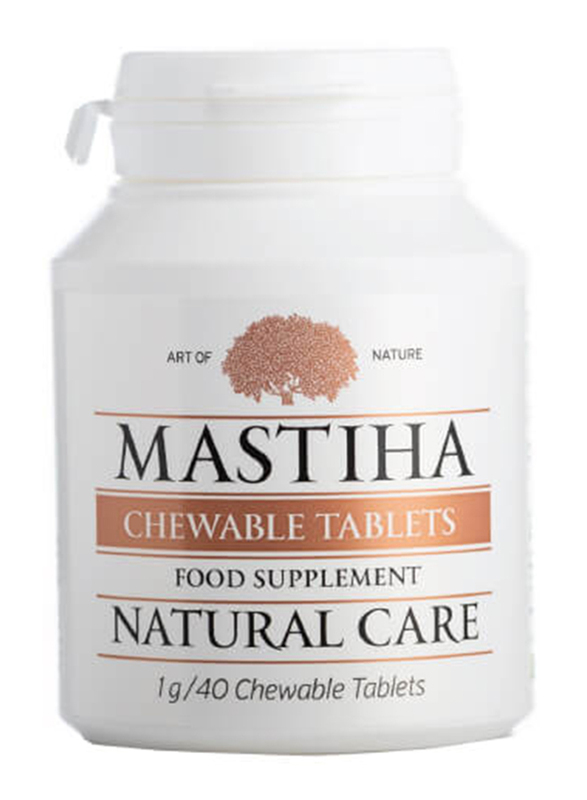 Mastiha Food Supplement, 1g, 40 Chewable Tablets