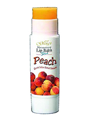 Gargi Peach Lip Balm Stick, 4.5gm, Yellow