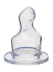 Bibi Happiness Anti Colic Dental Teat, 101974, Medium, Clear