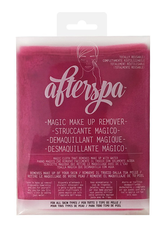 AfterSpa Magic Makeup Remover, 6AFT0861PP, Pink
