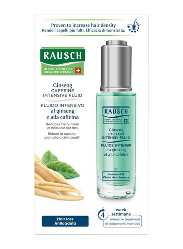 Rausch Ginseng Caffeine Intensive Fluid for Hair Loss, 30ml