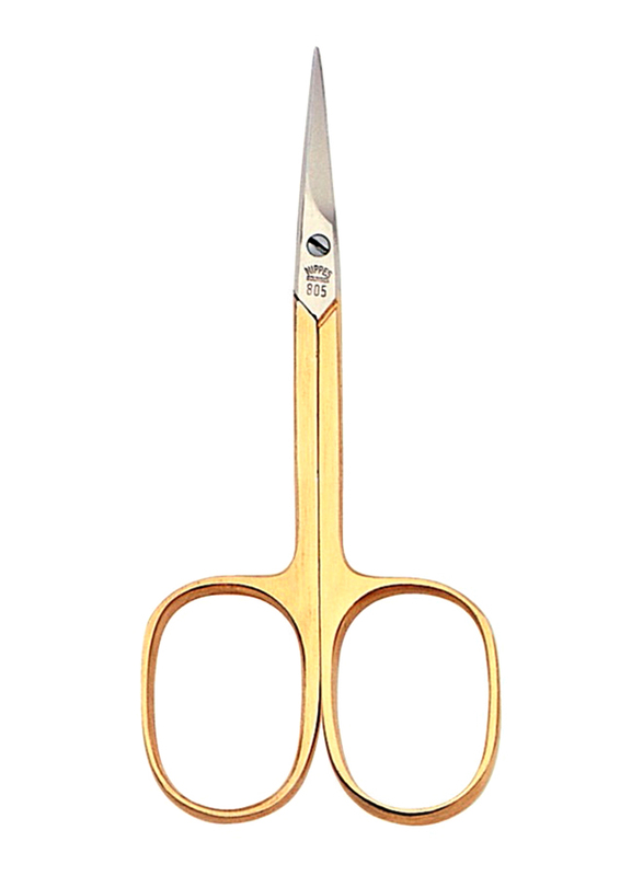 Nippes Cuticle Scissor, 805, Gold/Silver