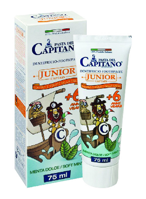 

Pasta del Capitano Junior Soft Mint Toothpaste, 75ml
