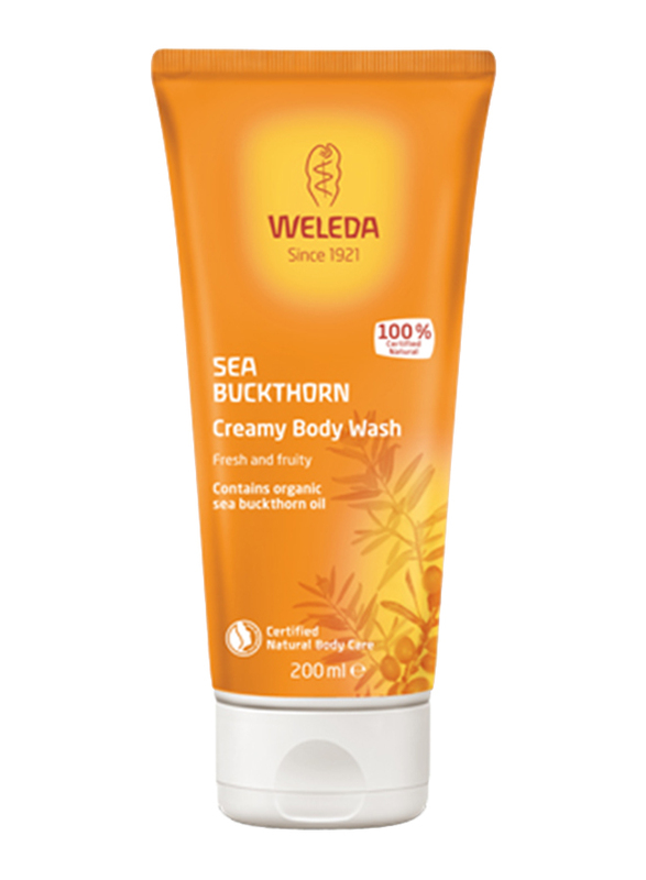 

Weleda Sea Buckthorn Creamy Body Wash, 200ml