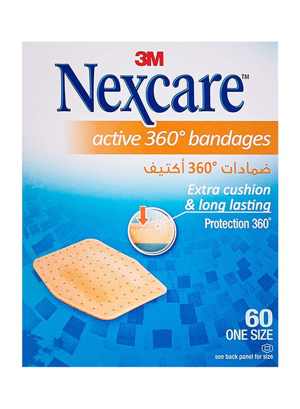 

3M Nexcare Active Bandages, 60 Pieces