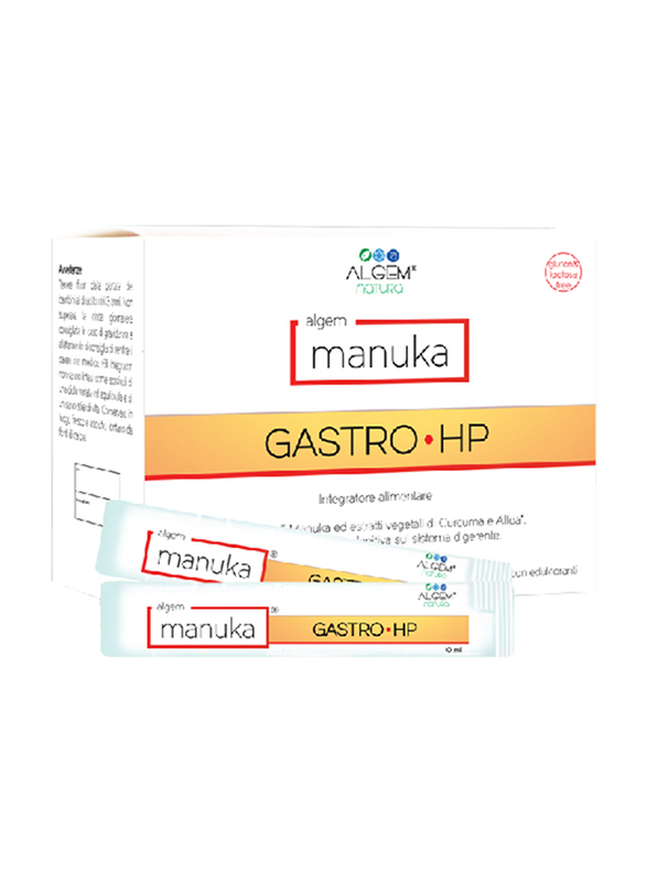 

Algem Natura Manuka Gastro Hp, 15 Sticks x 10ml