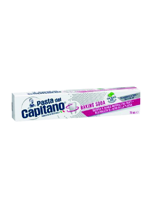 

Pasta del Capitano Baking Soda Toothpaste, 75ml