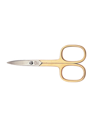 Nippes Gold Plated Nail Scissor, 855, Gold/Silver