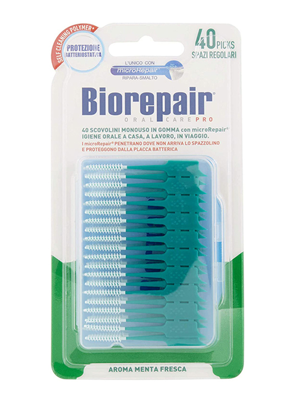 Biorepair Regular Rubber Brush, 6 Pieces