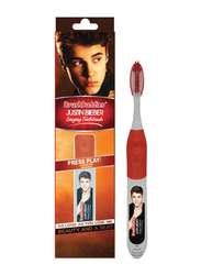 Brush Buddies Justin Bieber Singing Beauty and Beat and Asuluvme Toothbrushes for Kids, Orange/White