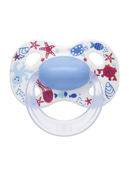 Bibi Happiness Sea Themed Natural Silicone Soother, 6-16 Months, 115173, Multicolor