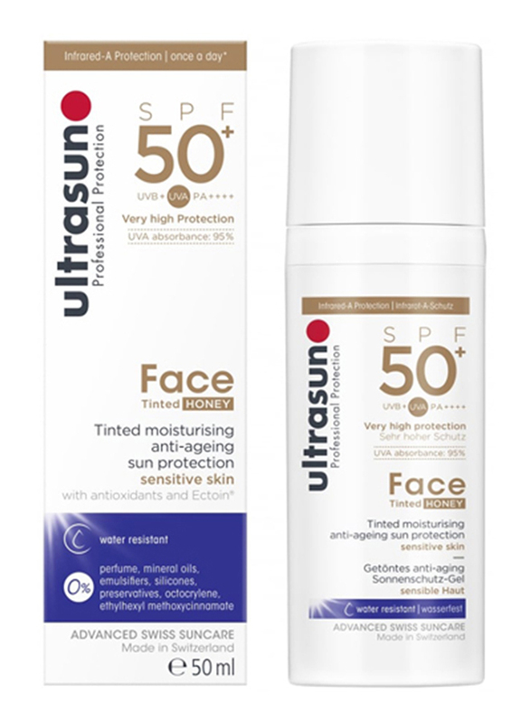 Ultrasun Face Tinted Honey SPF50+, 50ml
