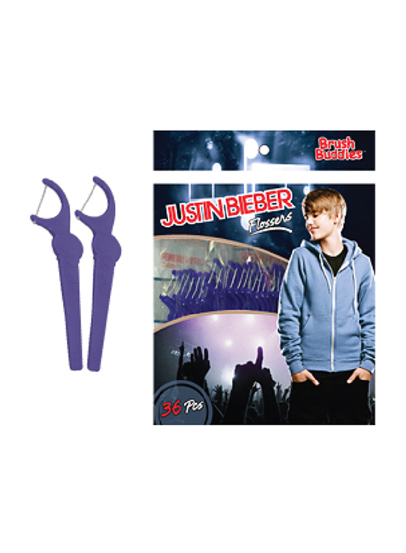 

Brush Buddies Justin Bieber Flossers, 00307-72, 36 Pieces