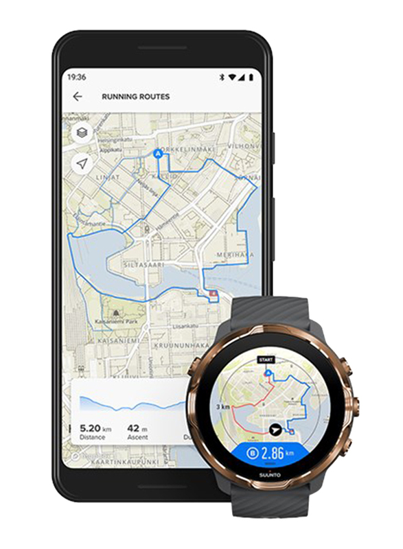 Suunto 7 Smartwatch, GPS, Graphite Copper