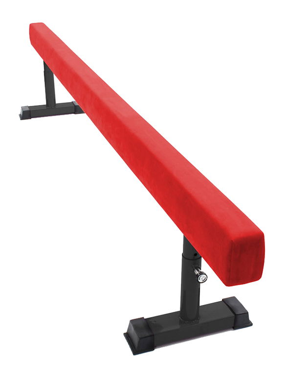 Dawson Sports Lower Height Adjustable Balance Beam, Red