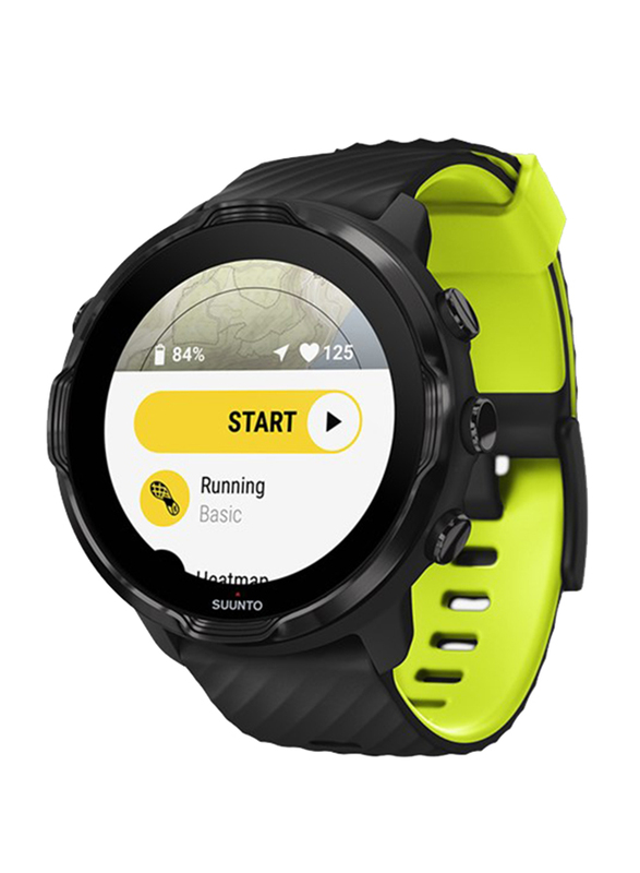 Suunto 7 Smartwatch, GPS, Black/Lime